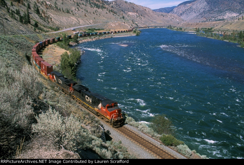 CN 2692 W/B Spences Bridge, BC